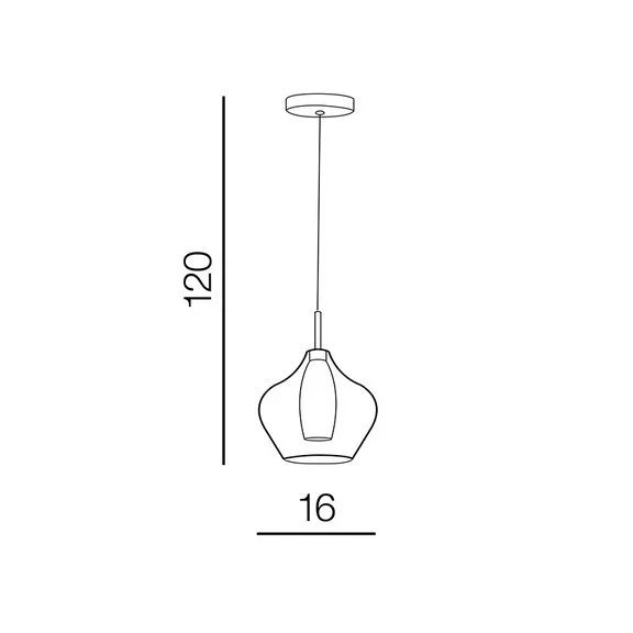 Amber Milano függeszték Azzardo AZ-3074