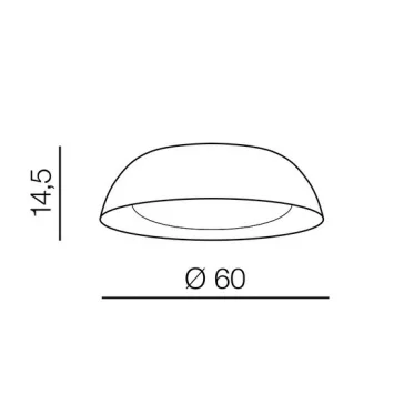 Lenox LED mennyezeti lámpa Azzardo AZ-3146