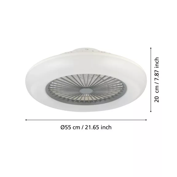 Sayulita-L ventilátoros mennyezeti lámpa Eglo 35144 Sayulita-L ventilátoros mennyezeti lámpa Eglo 35144