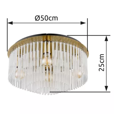 Gorley mennyezeti lámpa Globo -15698D1M-