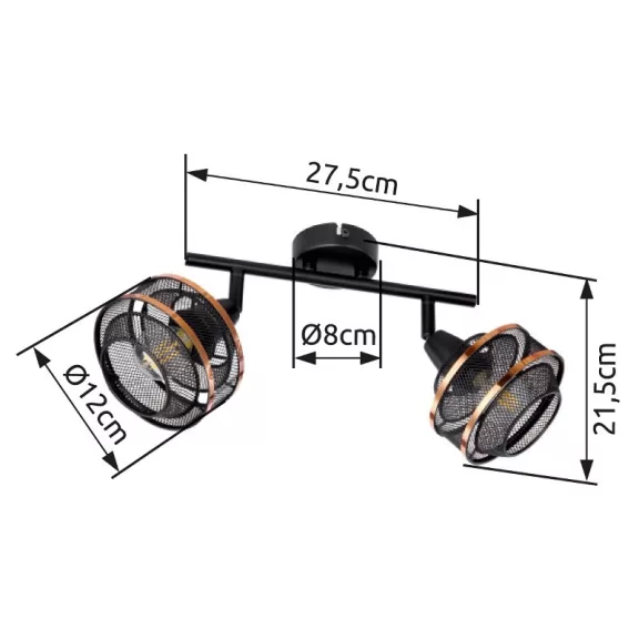 Bellona spot lámpa Globo -54020-2- Bellona spot lámpa Globo -54020-2-