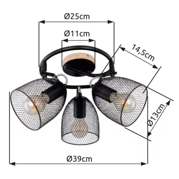 Josina spot lámpa Globo -54034-3-