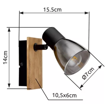 Claude spot lámpa Globo -54307-1W-