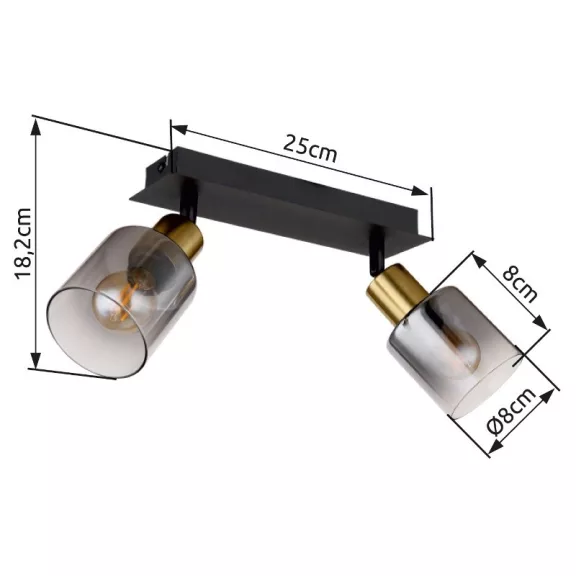 Hollsy spot lámpa Globo -54310-2- Hollsy spot lámpa Globo -54310-2-