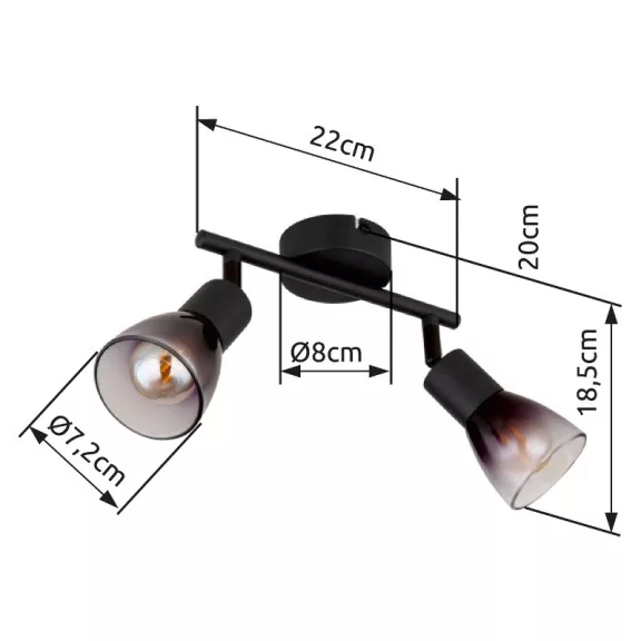 Satella spot lámpa Globo -54312-2-