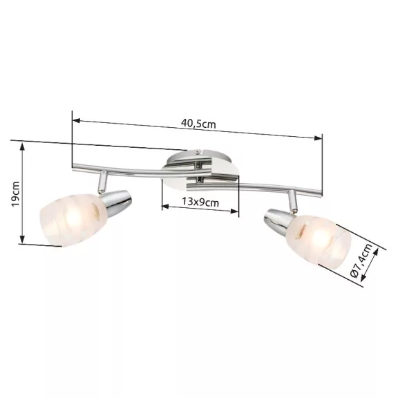 Roy spot lámpa Globo -54985-2- Roy spot lámpa Globo -54985-2-