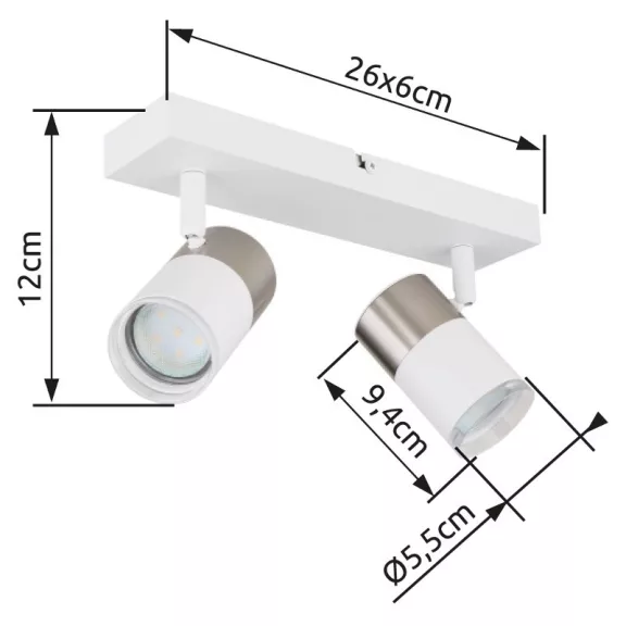 Brisbon spot lámpa Globo -57851-2-