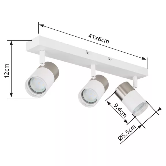 Brisbon spot lámpa Globo -57851-3-