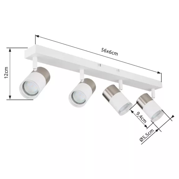 Brisbon spot lámpa Globo -57851-4-