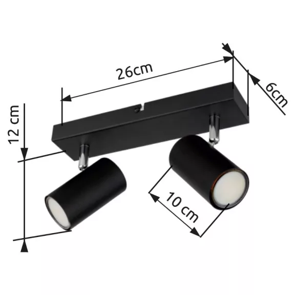 Robby spot lámpa Globo -57911-2B-