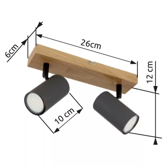 Robby spot lámpa Globo -57911-2G-