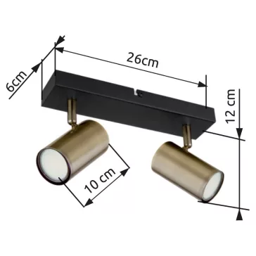 Robby spot lámpa Globo -57911-2M-