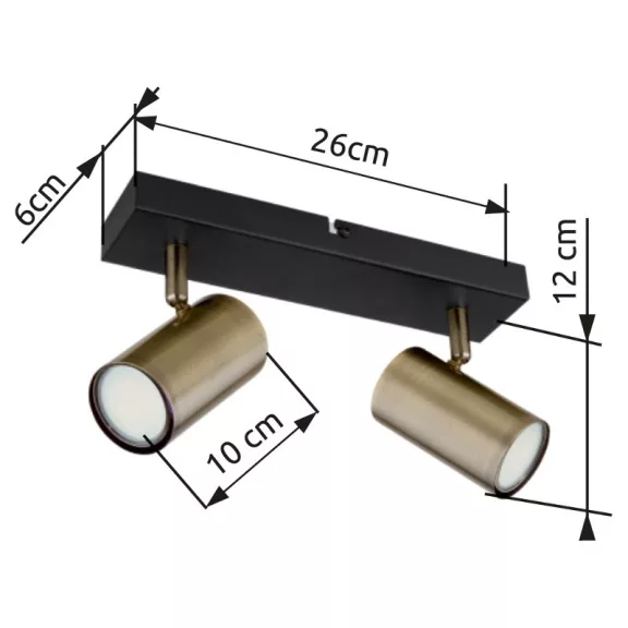 Robby spot lámpa Globo -57911-2M-