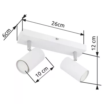 Robby spot lámpa Globo -57911-2W-