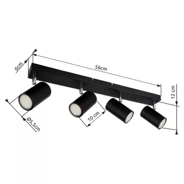 Robby spot lámpa Globo -57911-4B-