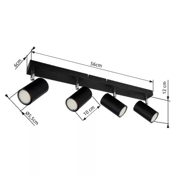 Robby spot lámpa Globo -57911-4B-