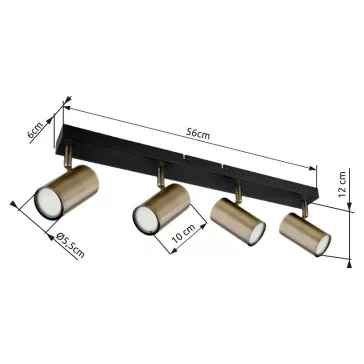 Robby spot lámpa Globo -57911-4M-