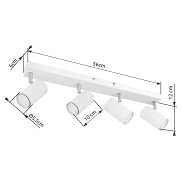 Robby spot lámpa Globo -57911-4W-