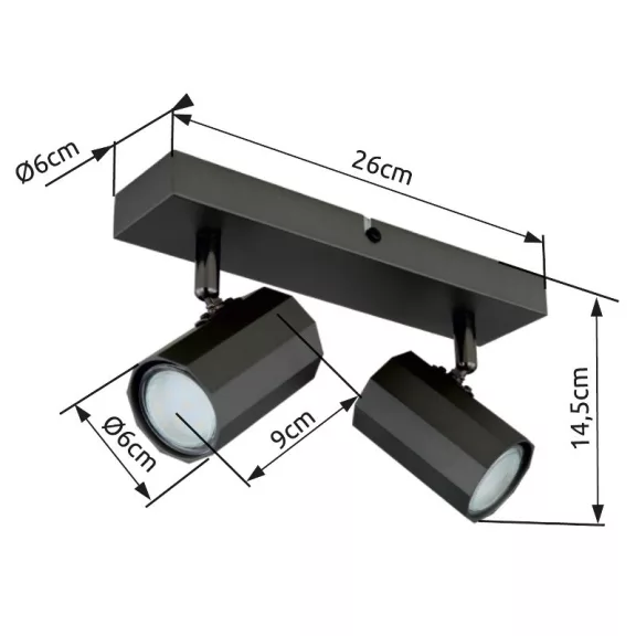 James spot lámpa Globo -57918-2-