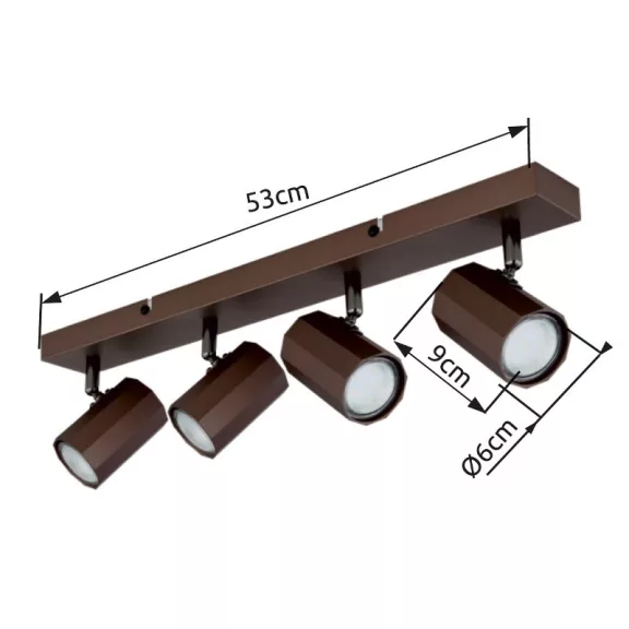 James spot lámpa Globo -57919-4- James spot lámpa Globo -57919-4-