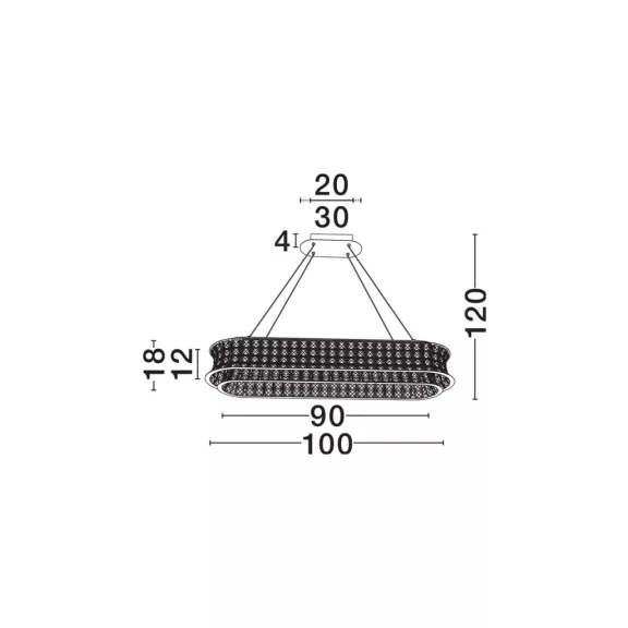 Celysia LED függeszték Nova Luce -9019777-