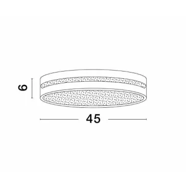 Wheel LED mennyezeti lámpa Nova Luce -9081210-