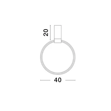 Garve LED mennyezeti lámpa Nova Luce -9085242-