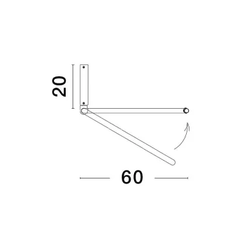 Garve LED mennyezeti lámpa Nova Luce -9085244-