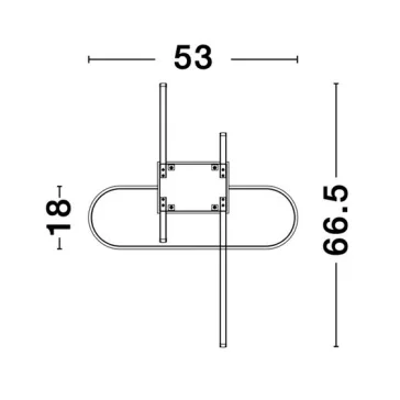 Arte  LED mennyezeti lámpa Nova Luce -9113841-