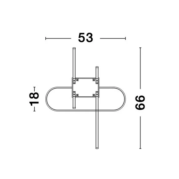 Arte  LED mennyezeti lámpa Nova Luce -9113842-