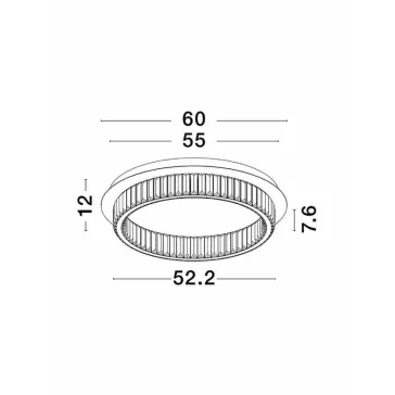 Aurelia LED mennyezeti lámpa Nova Luce -9333072-