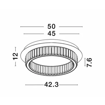 Aurelia LED mennyezeti lámpa Nova Luce -9333079-