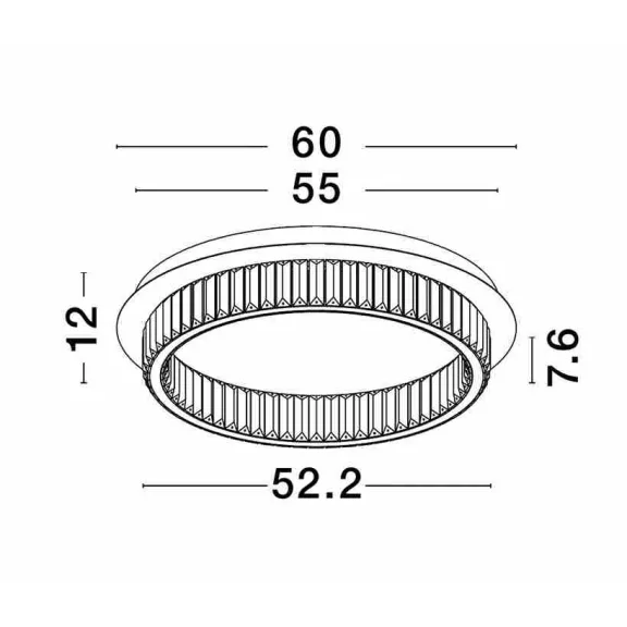 Aurelia LED mennyezeti lámpa Nova Luce -9333080- Aurelia LED mennyezeti lámpa Nova Luce -9333080-