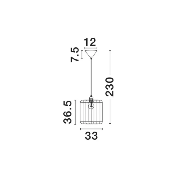 Abby függeszték Nova Luce -9586604- Abby függeszték Nova Luce -9586604-