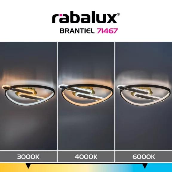 Brantiel mennyezeti lámpa Rábalux 71467 Brantiel mennyezeti lámpa Rábalux 71467