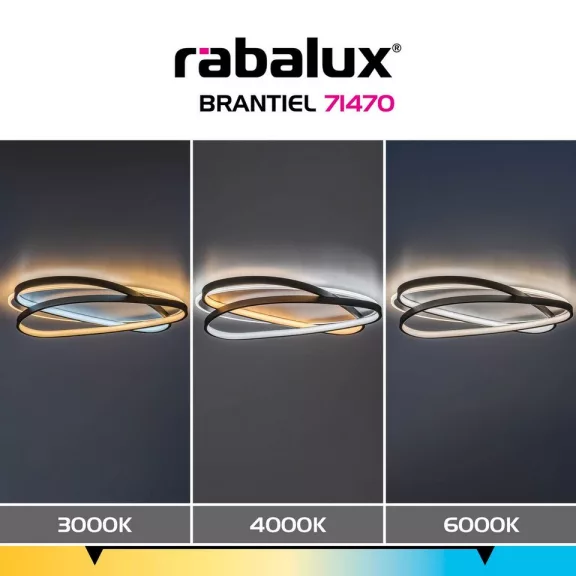 Brantiel mennyezeti lámpa Rábalux 71470 Brantiel mennyezeti lámpa Rábalux 71470