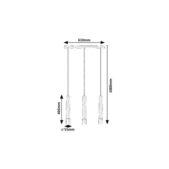 Braulia függeszték Rábalux 72133