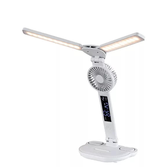 Novilo ventilátoros íróasztali lámpa Rábalux 74030 Novilo ventilátoros íróasztali lámpa Rábalux 74030