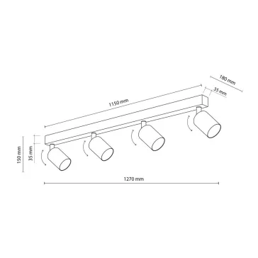 Nex spot lámpa TK Lighting 10789