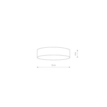 Lid Round LED mennyezeti lámpa Nowodvorski 10407