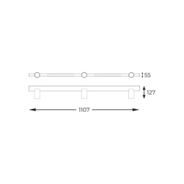 Mannari LED mennyezeti lámpa Zuma Line ZU-C230757205
